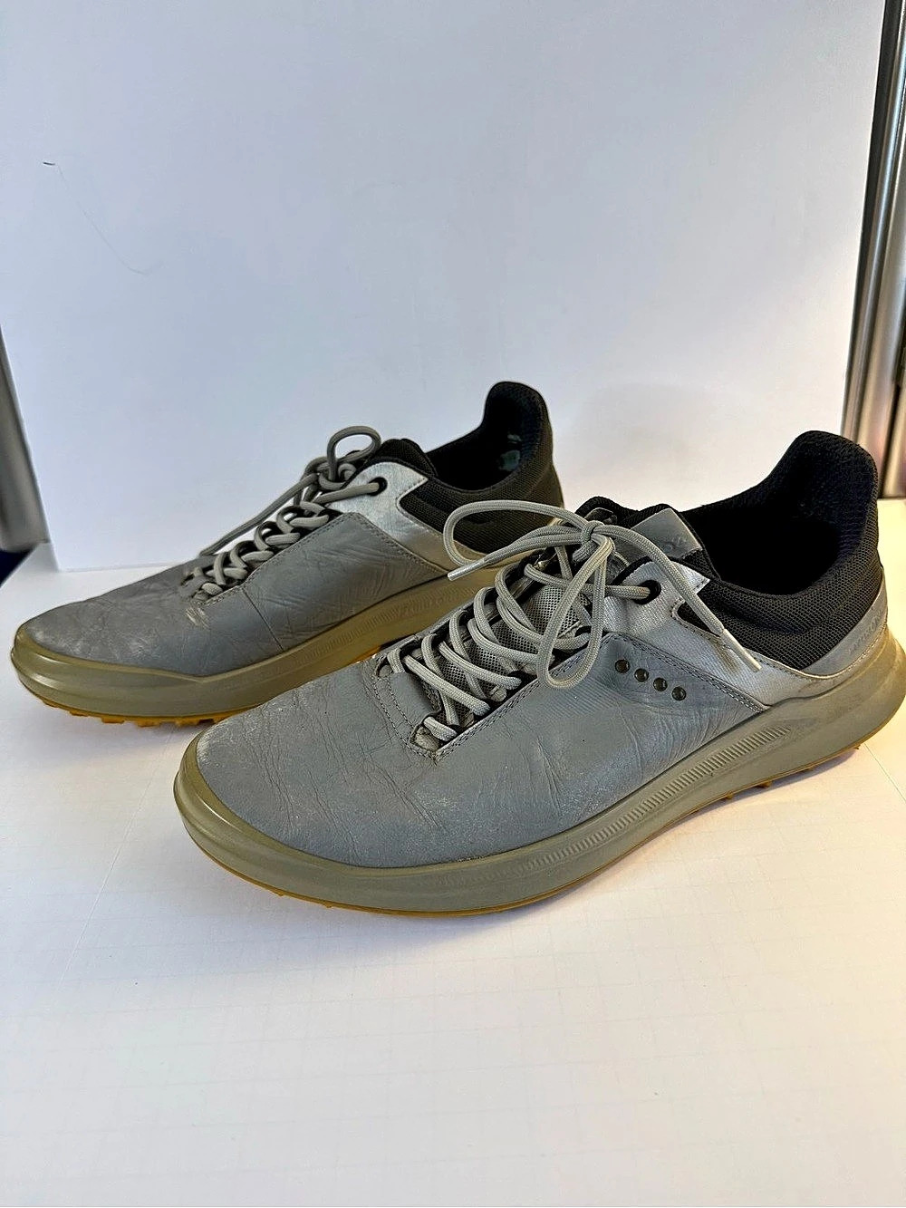 ECCO Men’s Golf Core Leather Spikeless Golf Shoes 43 / US 9-9.5